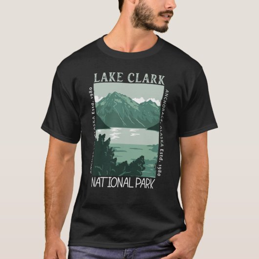 Nationaal park Alaska —  verhit T-shirt (Voorkant)
