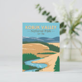 Nationaal park Alaska Vintage Kobuk Valley Briefkaart (Staand voorkant)