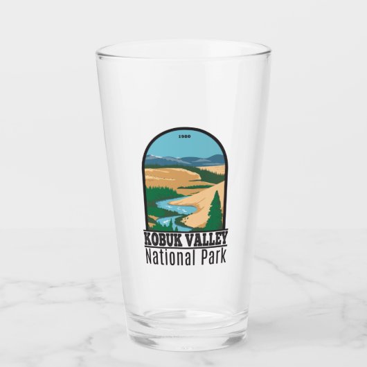 Nationaal park Alaska Vintage Kobuk Valley Glas (Voorkant)