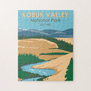 Nationaal park Alaska Vintage Kobuk Valley Legpuzzel