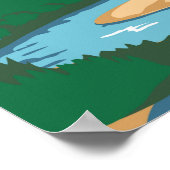 Nationaal park Alaska Vintage Kobuk Valley Poster (Hoek)