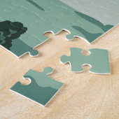 Nationaal park Alaska Vintage Lake Clark Legpuzzel (Zijkant)