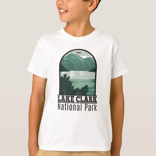 Nationaal Park Alaska Vintage T-Shirt (Voorkant)