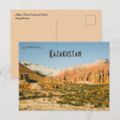 Nationaal park Altyn Emel Kazachstan Briefkaart (Voorkant / Achterkant)
