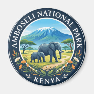 Nationaal park Amboseli Kenia Magneet