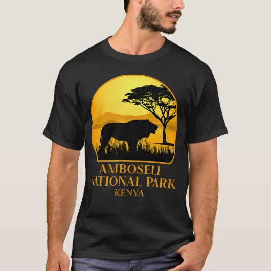 Nationaal park Amboseli T-shirt (Voorkant)