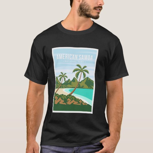 Nationaal park Amerikaans Samoa T-shirt (Voorkant)