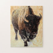 Nationaal park Amerikaanse Bison Natuur Outdoor Legpuzzel (Verticaal)