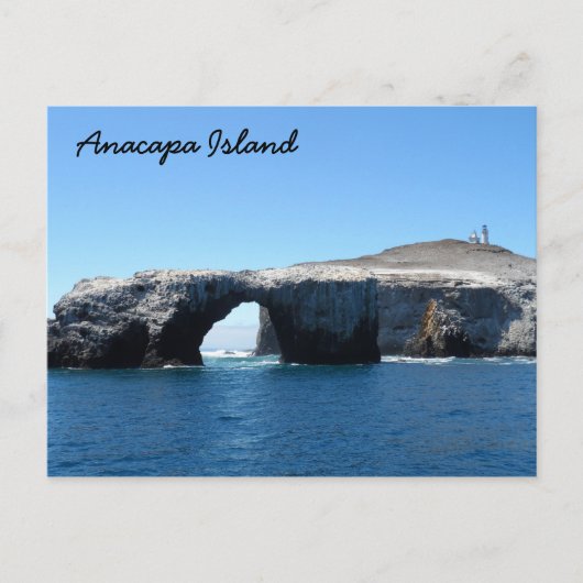 Nationaal park Anacapa Island - Kanaaleilanden Briefkaart (Voorkant)