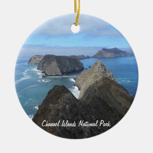 Nationaal park Anacapa Island - Kanaaleilanden Keramisch Ornament (Voorkant)