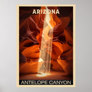 Nationaal park Antelope Canyon in Arizona V02 Poster
