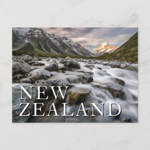 Nationaal park Aoraki Mt. Cook   Nieuw-Zeeland Briefkaart