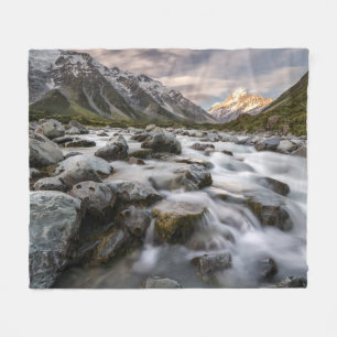 Nationaal park Aoraki Mt. Cook Nieuw-Zeeland Fleece Deken