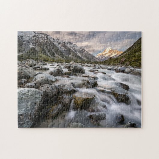 Nationaal park Aoraki Mt. Cook | Nieuw-Zeeland Legpuzzel (Horizontaal)
