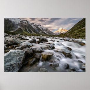 Nationaal park Aoraki Mt. Cook   Nieuw-Zeeland Poster