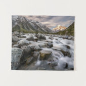 Nationaal park Aoraki Mt. Cook | Nieuw-Zeeland Wandkleed (Voorkant (horizontaal))