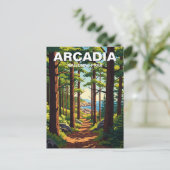 Nationaal park Arcadia Briefkaart (Staand voorkant)