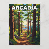 Nationaal park Arcadia Briefkaart (Voorkant)