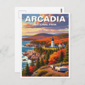 Nationaal park Arcadia Briefkaart (Voorkant / Achterkant)