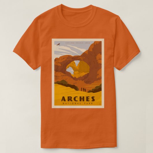 Nationaal park Arches 61 T-shirt (Design voorkant)