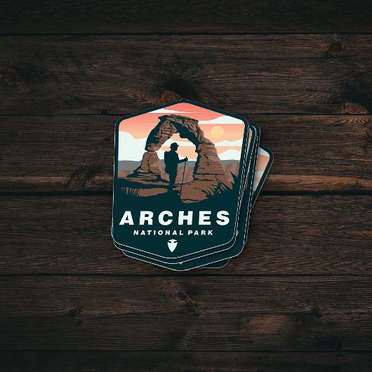 nationaal park Arches | Afgesneden Sticker