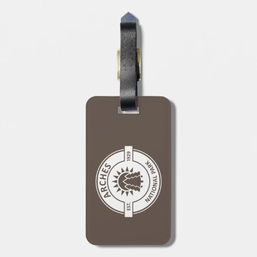 Nationaal park Arches Bagagelabel (Achterkant verticaal)