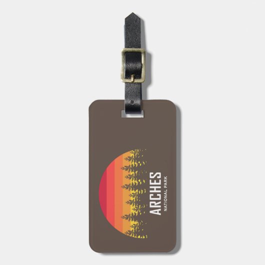 Nationaal park Arches Bagagelabel (Voorkant verticaal)