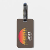 Nationaal park Arches Bagagelabel (Achterkant verticaal)