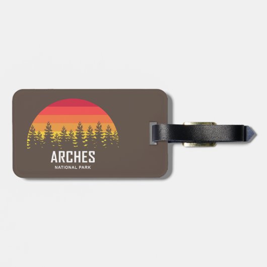 Nationaal park Arches Bagagelabel (Achterkant horizontaal)