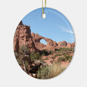 Nationaal park Arches, bij Moab, Utah, Verenigde S Keramisch Ornament (Links)