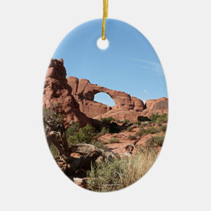 Nationaal park Arches, bij Moab, Utah, Verenigde S Keramisch Ornament