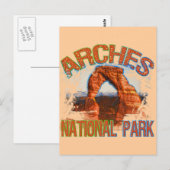 Nationaal park Arches Briefkaart (Voorkant / Achterkant)