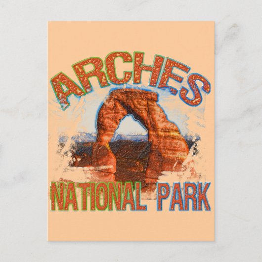 Nationaal park Arches Briefkaart (Voorkant)