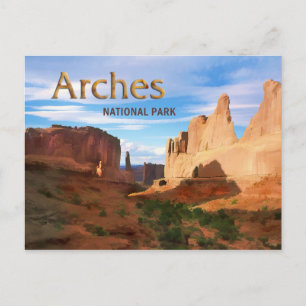 Nationaal park Arches Briefkaart