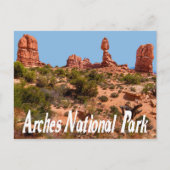 Nationaal park Arches, Briefkaart Moab Utah (Voorkant)