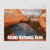 Nationaal park Arches, Briefkaart Moab Utah (Voorkant)