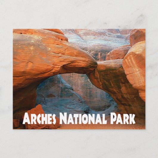Nationaal park Arches, Briefkaart Moab Utah (Voorkant)