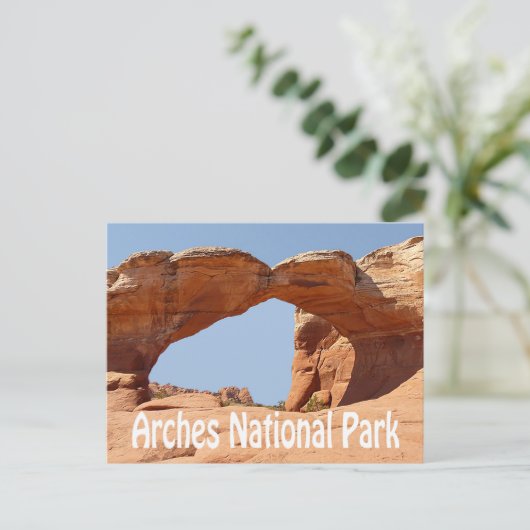 Nationaal park Arches, Briefkaart Moab Utah (Staand voorkant)