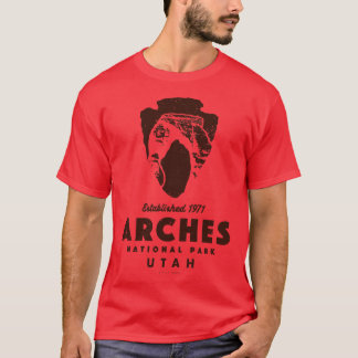 Nationaal Park Arches Brown T-shirt
