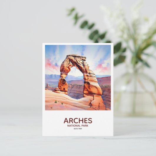 Nationaal Park Arches - Delicate Arch Briefkaart (Staand voorkant)