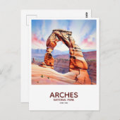 Nationaal Park Arches - Delicate Arch Briefkaart (Voorkant / Achterkant)