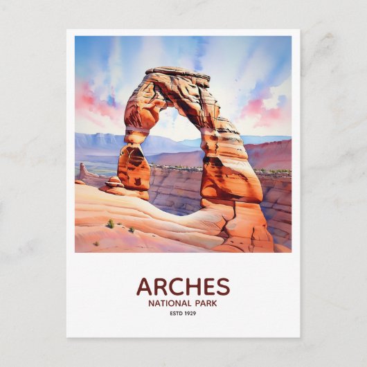Nationaal Park Arches - Delicate Arch Briefkaart (Voorkant)