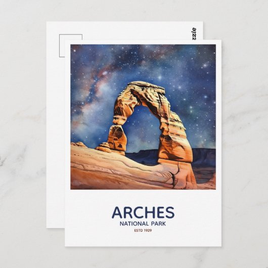 Nationaal Park Arches - Delicate Arch Briefkaart (Voorkant / Achterkant)