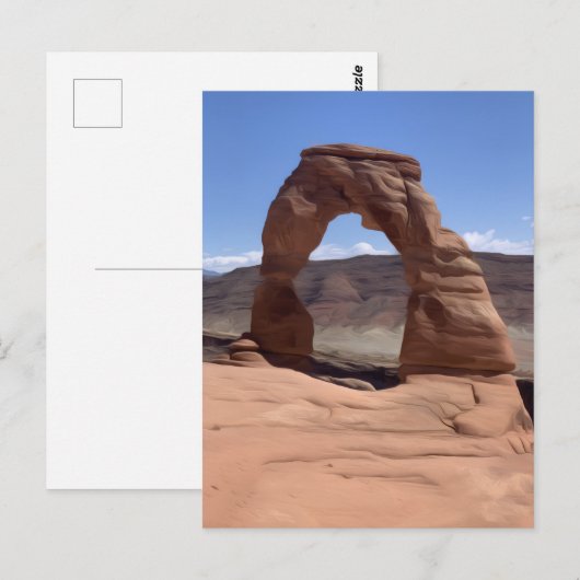Nationaal park Arches: Delicate Arch Briefkaart (Voorkant / Achterkant)