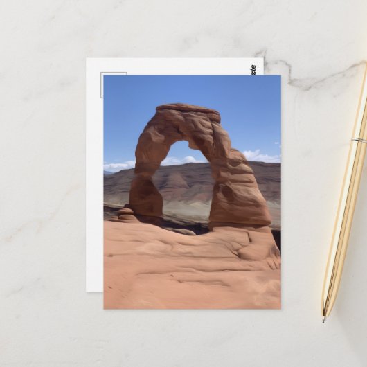 Nationaal park Arches: Delicate Arch Briefkaart (Voorkant / Achterkant in situ)