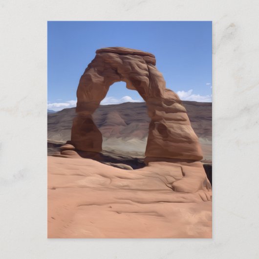 Nationaal park Arches: Delicate Arch Briefkaart (Voorkant)