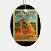 Nationaal park Arches -  Delicate Arch Keramisch Ornament (Achterkant)
