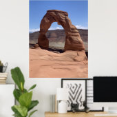 Nationaal park Arches: Delicate Arch Poster (Thuiskantoor)