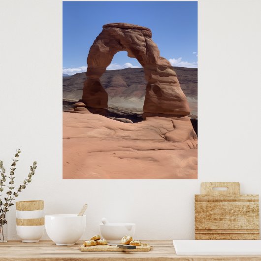 Nationaal park Arches: Delicate Arch Poster (Keuken)