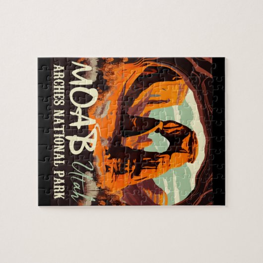 Nationaal park Arches -  gespleten Arch Legpuzzel (Horizontaal)